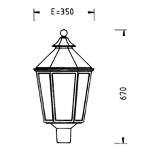 Historical luminaire thl-1215 drawing