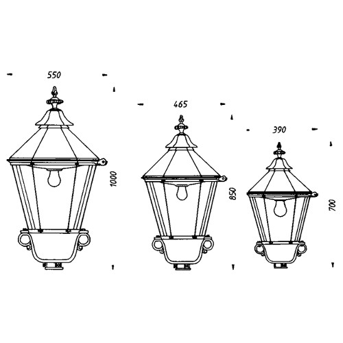 Historic luminaire thl-100 Drawing