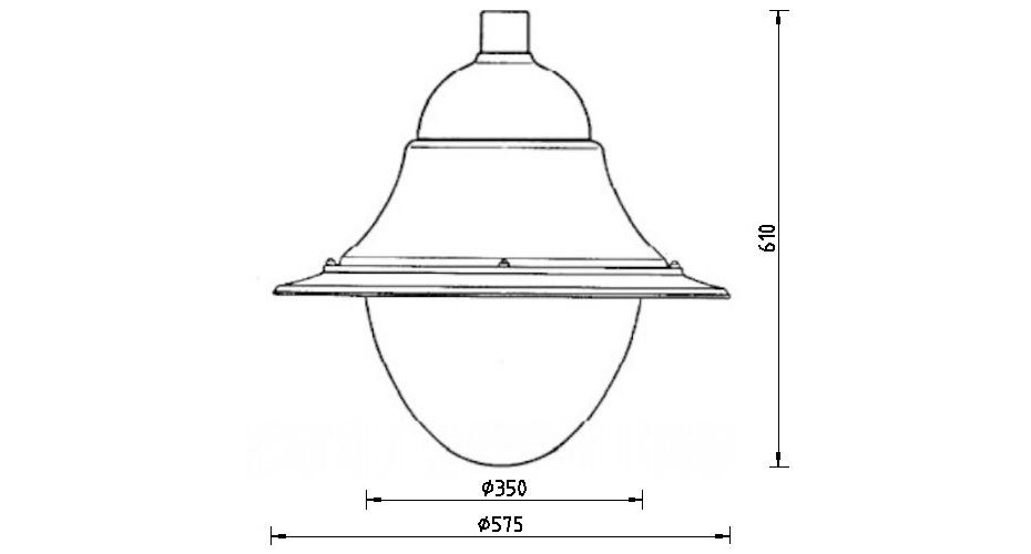 dekorative Leuchte TML-360 zeichnung