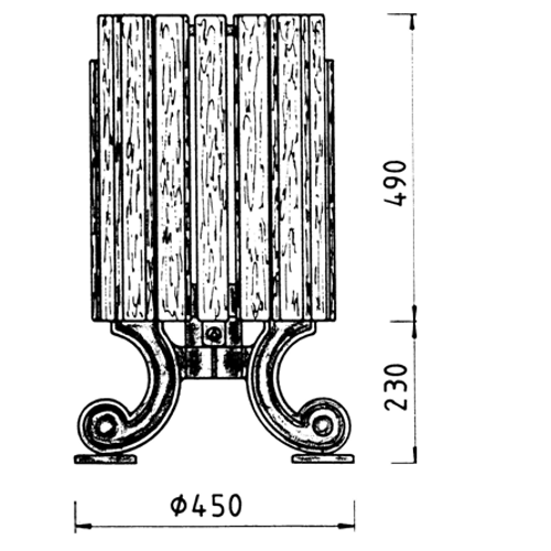 Abfallbehlter TAB-922 zeichnung 1