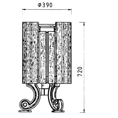 Abfallbehlter TAB-922 zzeichnung 2